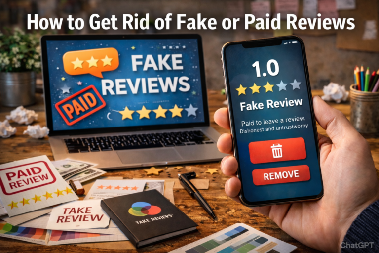 How to Get Rid of Fake or Paid Reviews